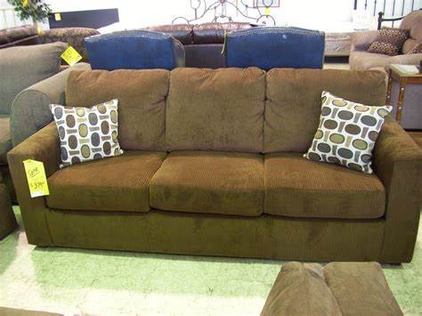 brown corduroy couch and loveseat.